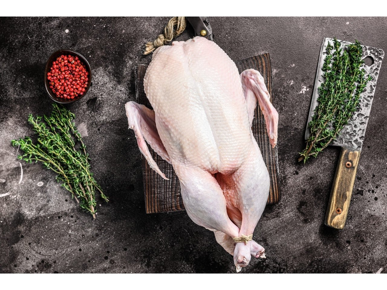 Plucked and Prepped Whole Duck Meat